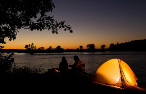 river camping
